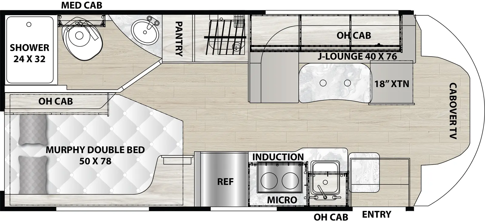 Cross Trail 21XG Floorplan